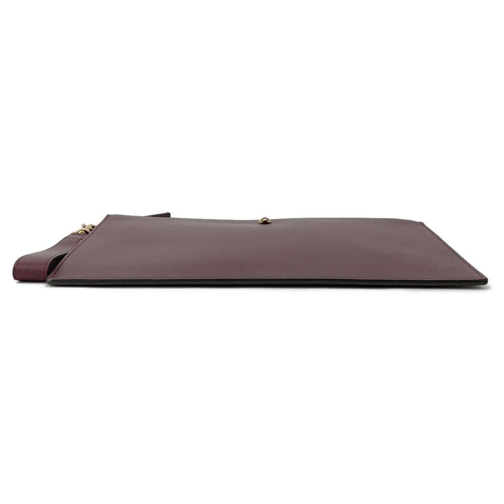 GUCCI Animalier Clutch Bag Bordeaux 428724 Leather - Bags - 3
