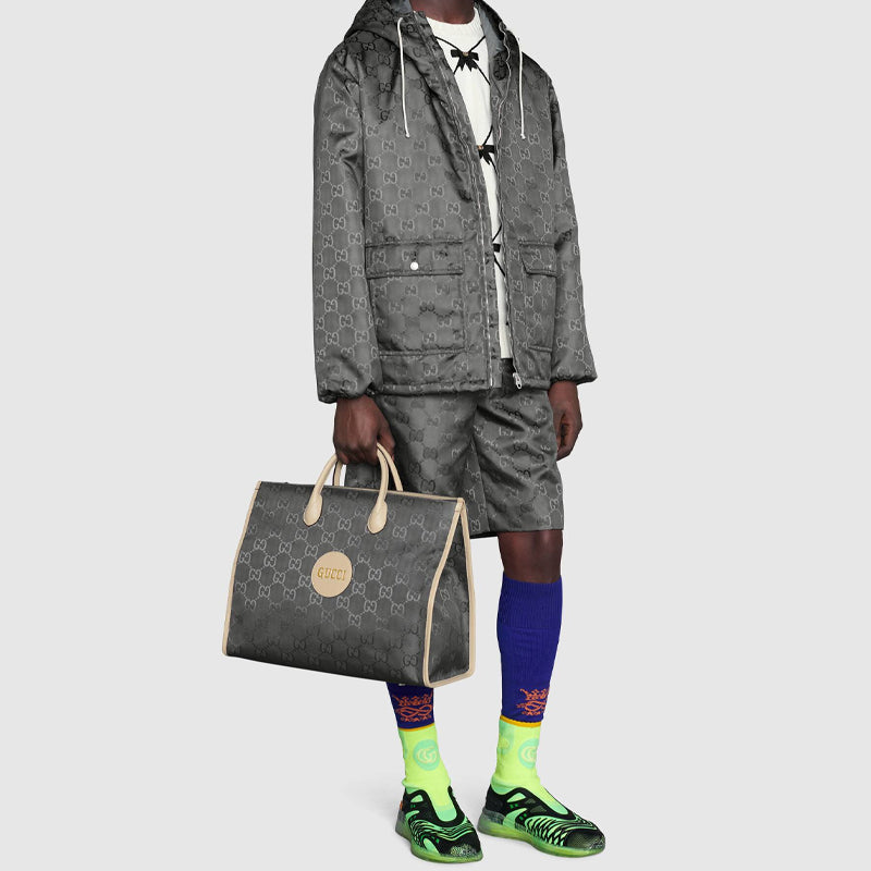 (WMNS) GUCCI Logo PatternPrint Off The GridSeries Tote HandholdBag DarkGray 630353-H9HAN-1263 - Handbag - 9