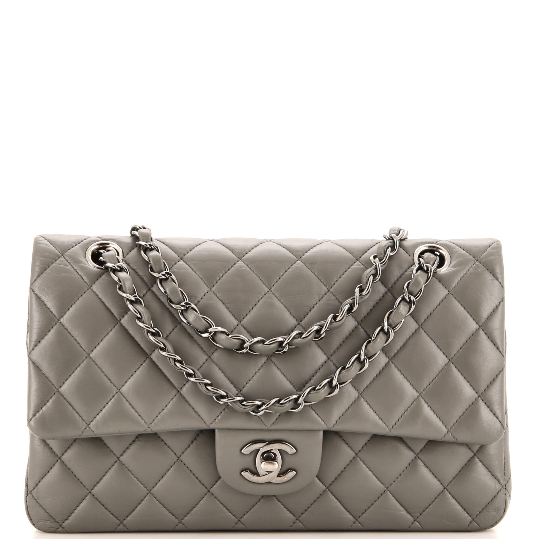 CHANEL Classic Double Flap Bag Quilted Lambskin Medium - Handbag & Wallet Accessories