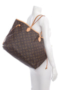 Louis Vuitton 2012  Brown Monogram Neverfull GM Tote - Handbag
