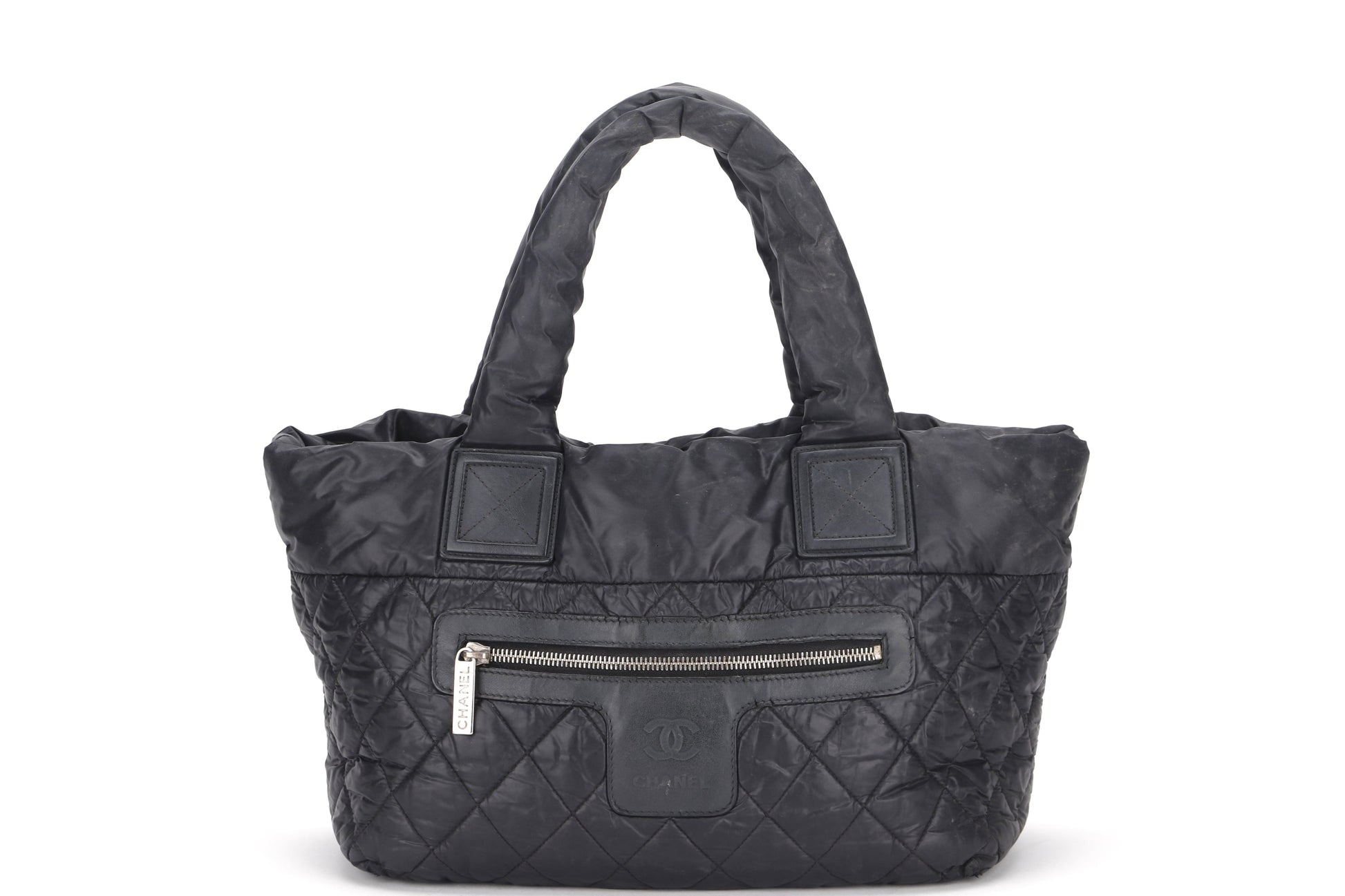 CHANEL COCO COCOON BLACK NYLON PM TOTE (1668xxxx), NO  & DUST COVER - Bags