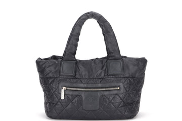 CHANEL COCO COCOON BLACK NYLON PM TOTE (1668xxxx), NO  & DUST COVER - Bags