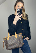 Louis Vuitton Neverfull PM Tote Bag in Classic LV Monogram Canvas - Tote Bags