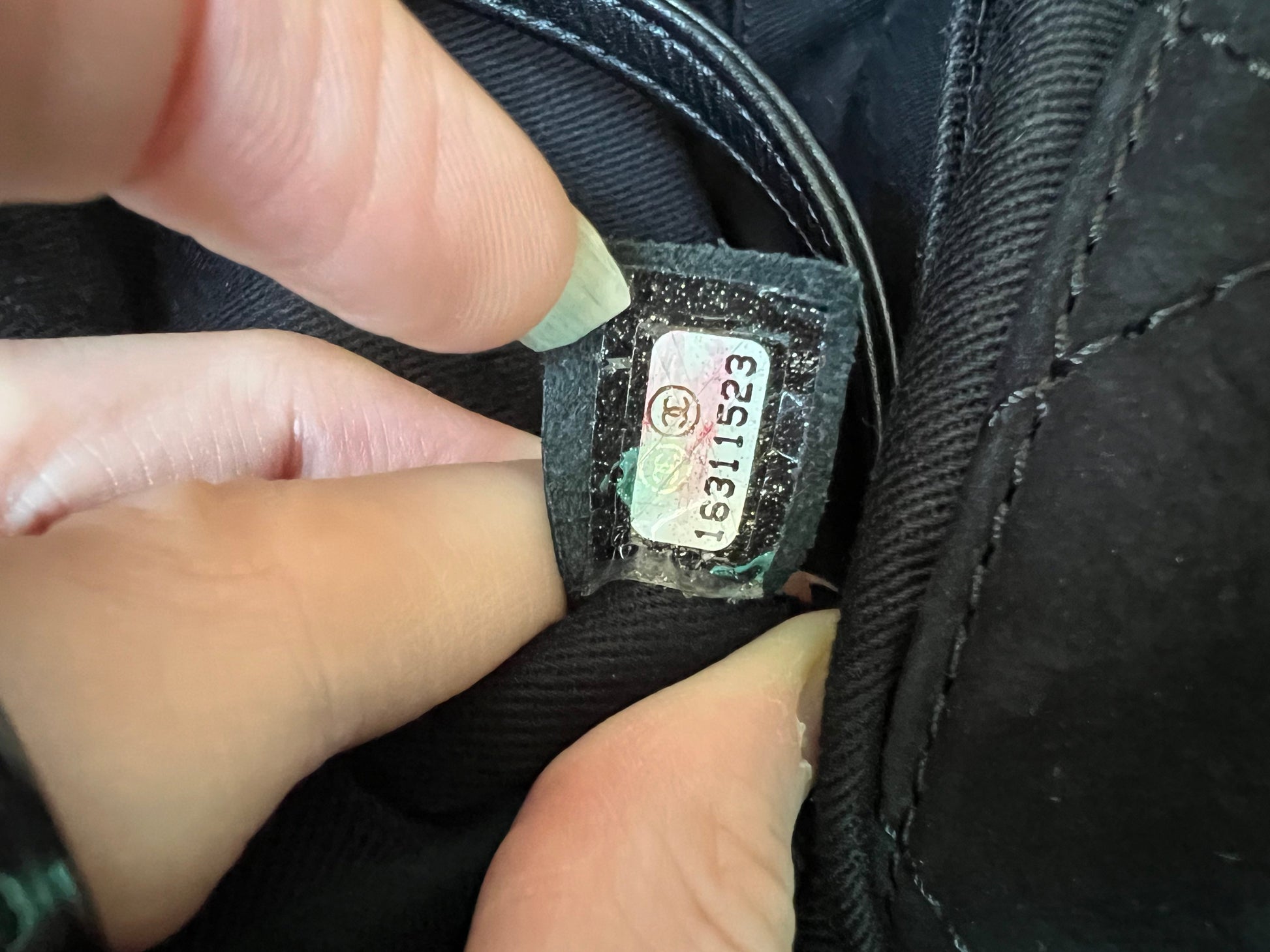 Chanel Natural Beauty Tote in Black Suede Nubuck Caviar with Silver Hardware - 22