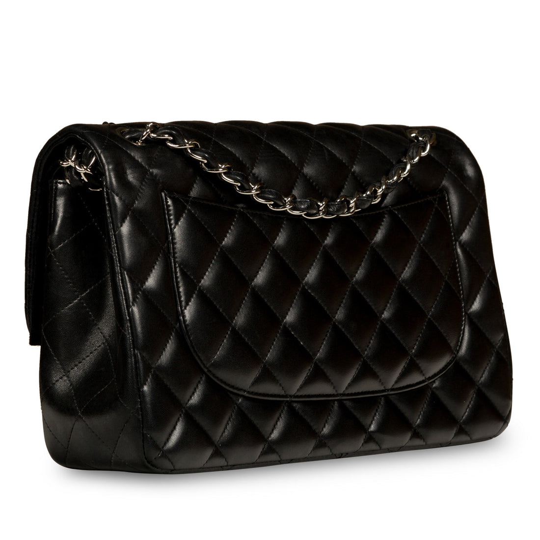 Classic Flap Bag - Jumbo - SHW - Shoulder Bags