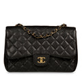 Classic Flap Bag - Jumbo - Single Flap - Shoulder Bags - 8