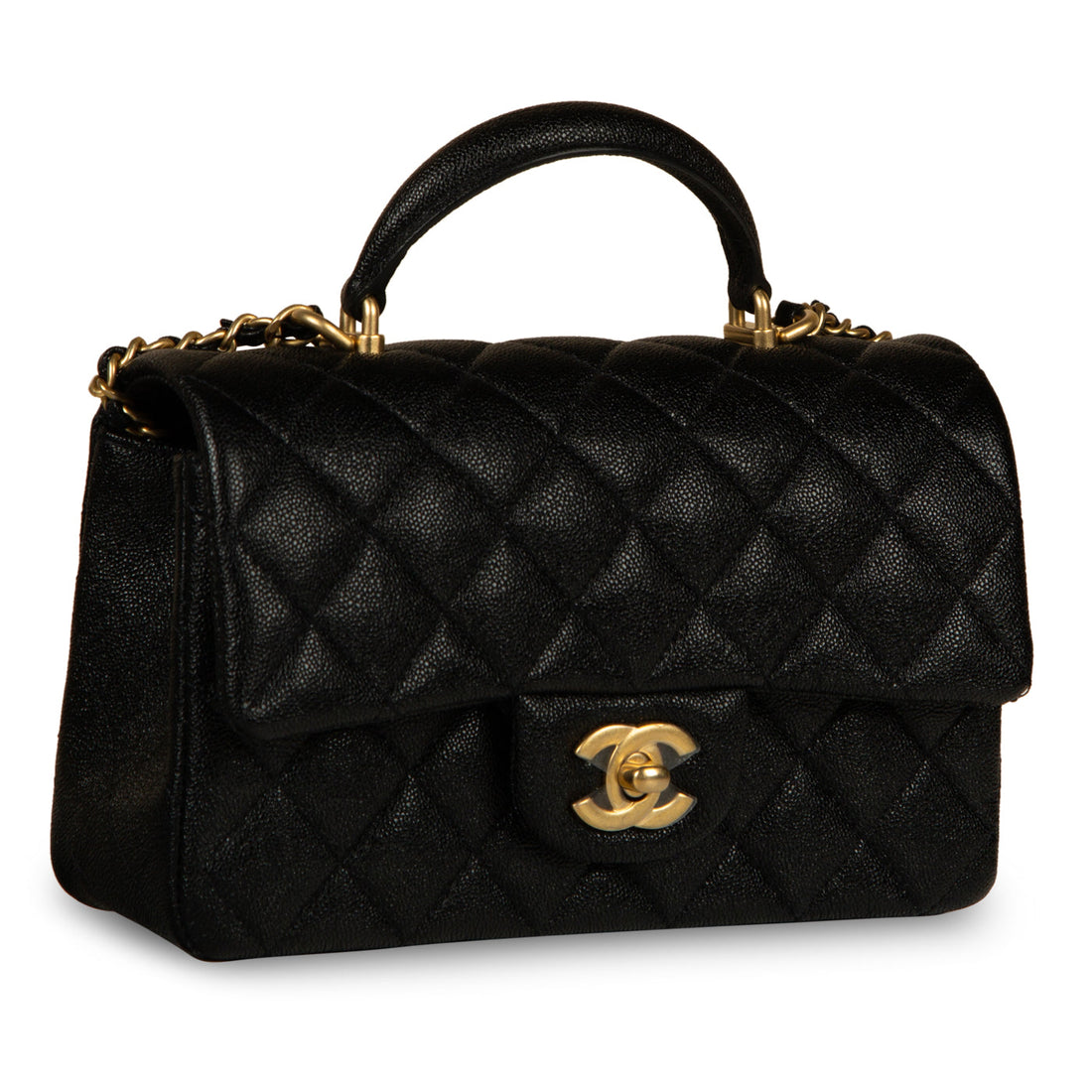 Classic Flap Bag - Mini Rectangular Top Handle - Shoulder Bags