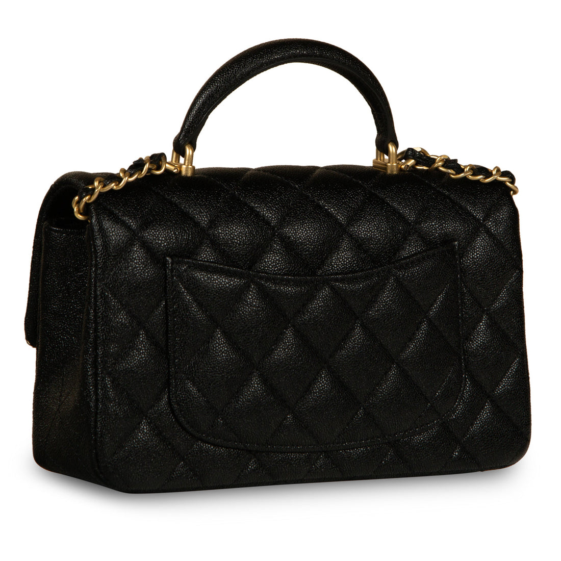 Classic Flap Bag - Mini Rectangular Top Handle - Shoulder Bags
