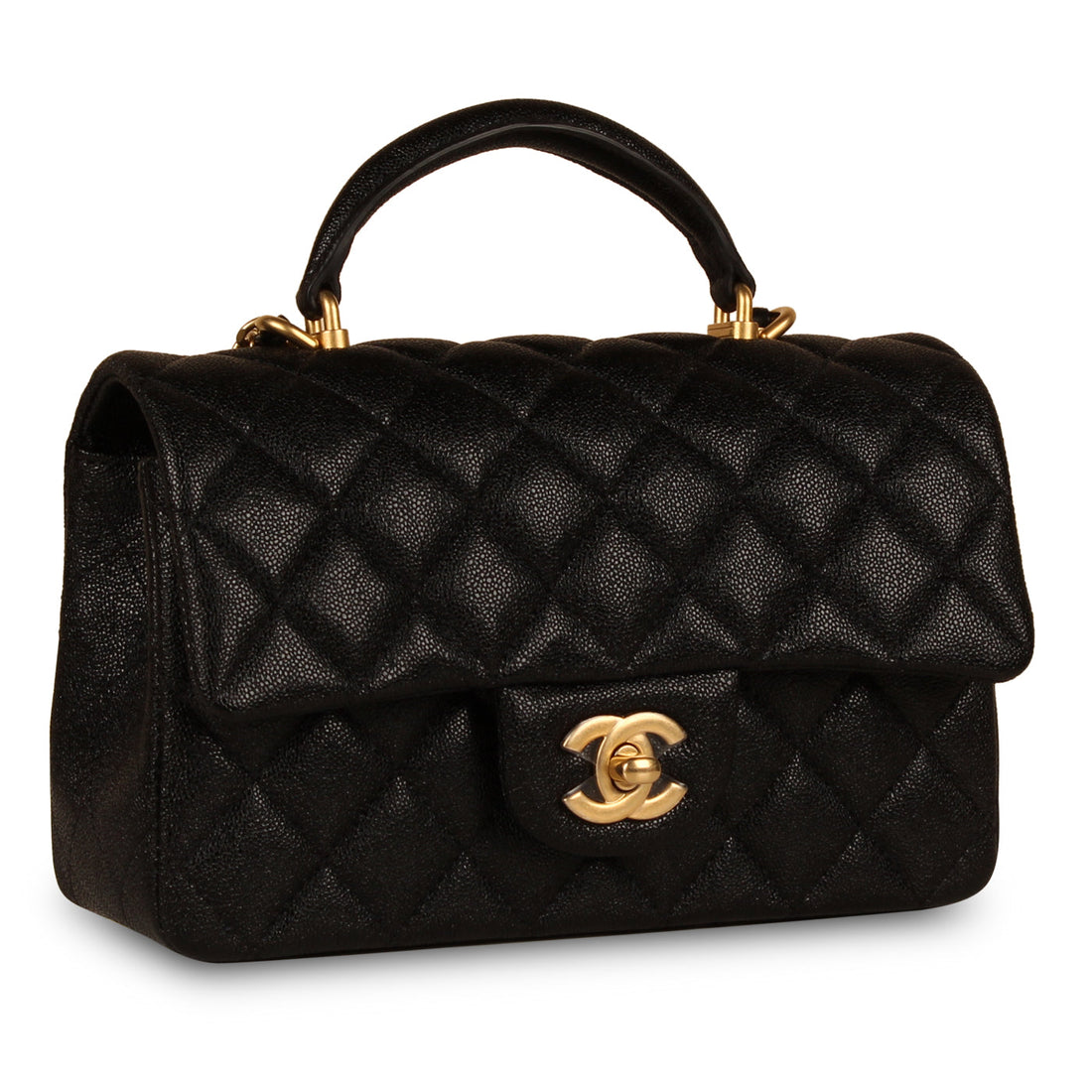 Classic Flap Bag - Mini Rectangular Top Handle - Shoulder Bags