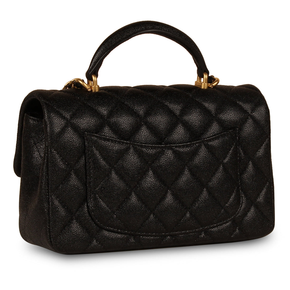 Classic Flap Bag - Mini Rectangular Top Handle - Shoulder Bags