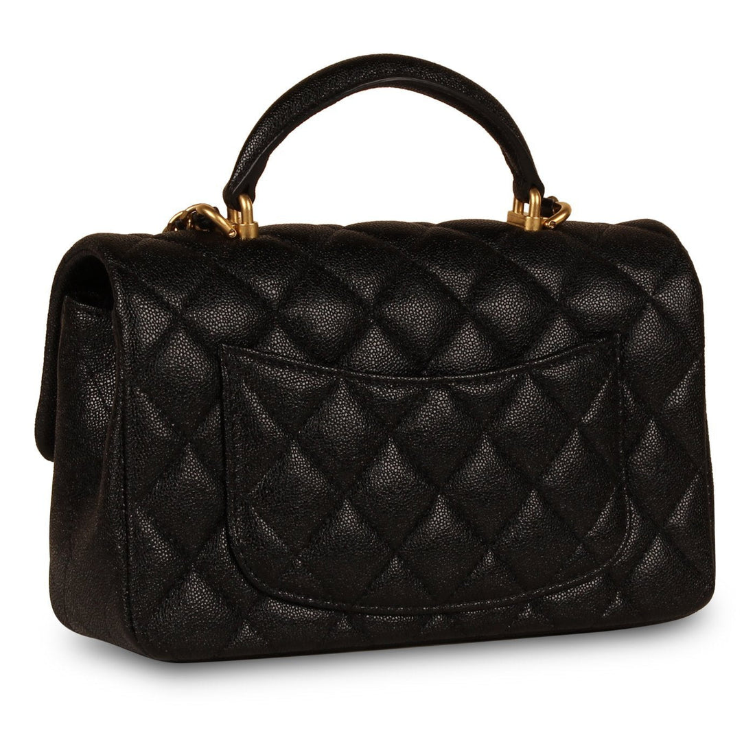 Classic Flap Bag - Mini Rectangular Top Handle - Shoulder Bags