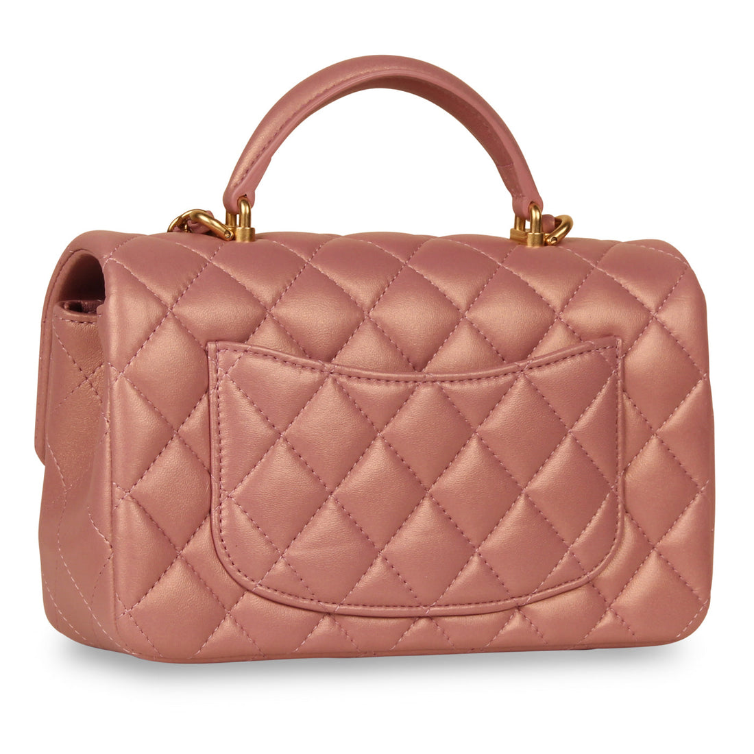 Classic Flap Bag - Mini Rectangular Top Handle - Shoulder Bags