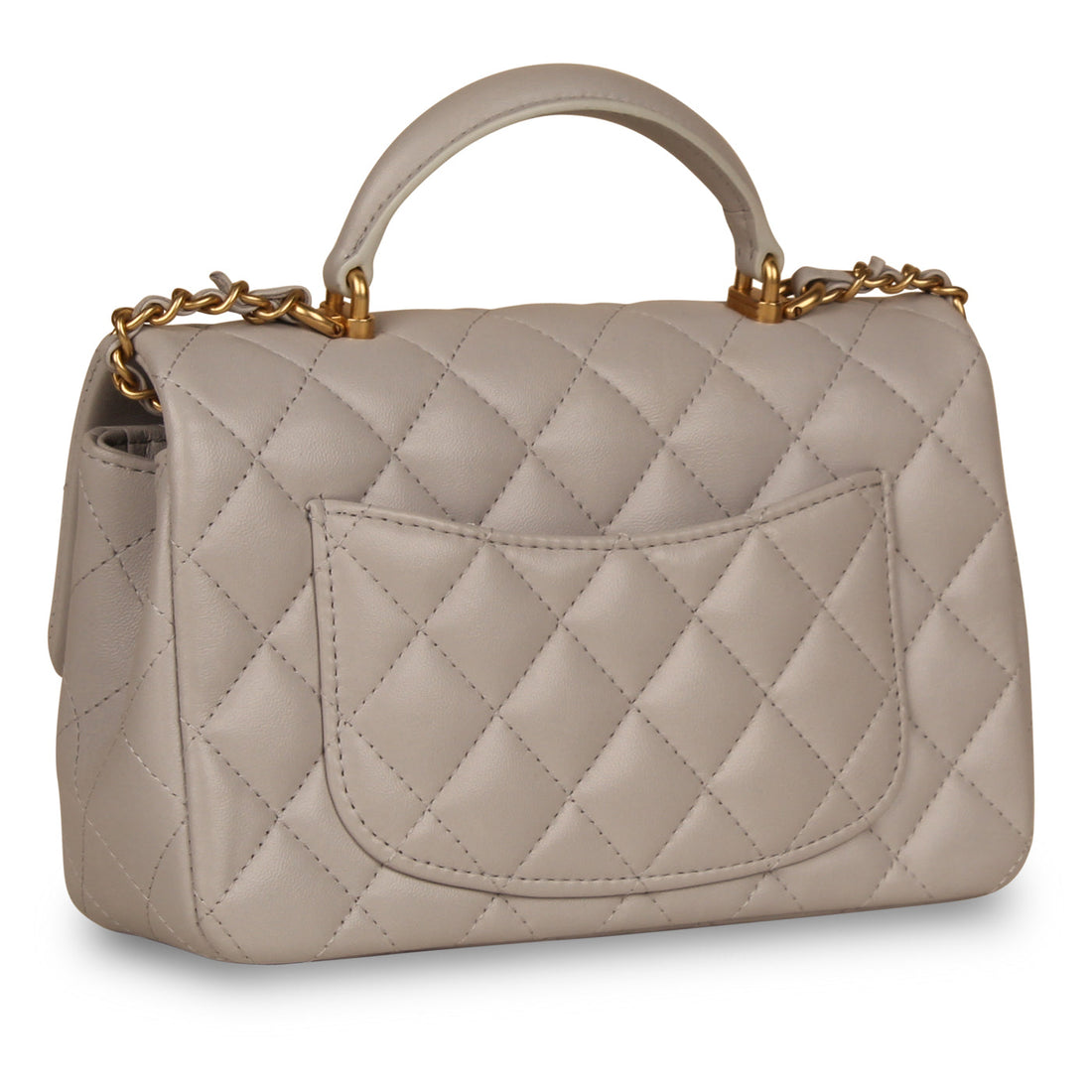 Classic Flap Bag - Mini Rectangular Top Handle - Shoulder Bags