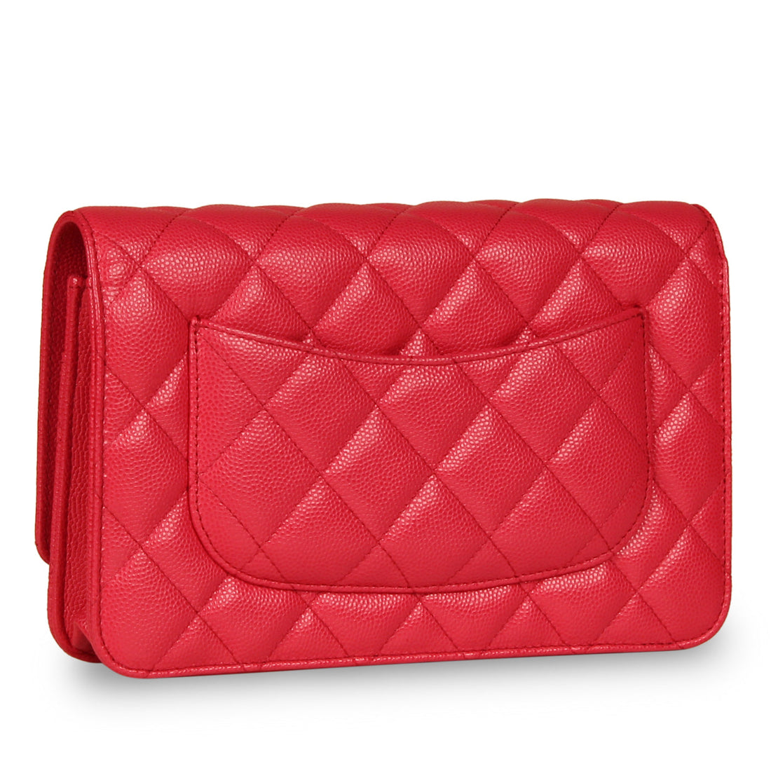 Classic Wallet on Chain - Pink Caviar - Shoulder Bags