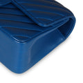 Classic Flap Bag - Mini Rectangular - Blue - Shoulder Bags - 4