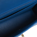 Classic Flap Bag - Mini Rectangular - Blue - Shoulder Bags - 8