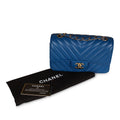 Classic Flap Bag - Mini Rectangular - Blue - Shoulder Bags - 10