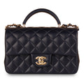 Classic Flap Bag - Mini Rectangular Top Handle - Shoulder Bags - 11