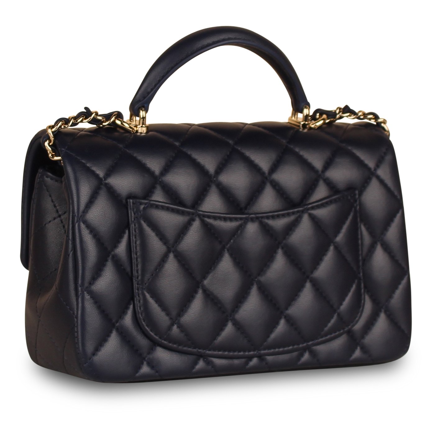 Classic Flap Bag - Mini Rectangular Top Handle - Shoulder Bags - 2