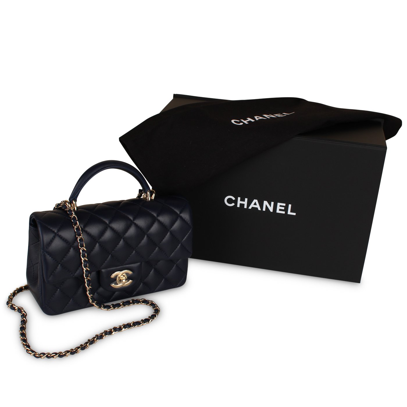 Classic Flap Bag - Mini Rectangular Top Handle - Shoulder Bags - 10
