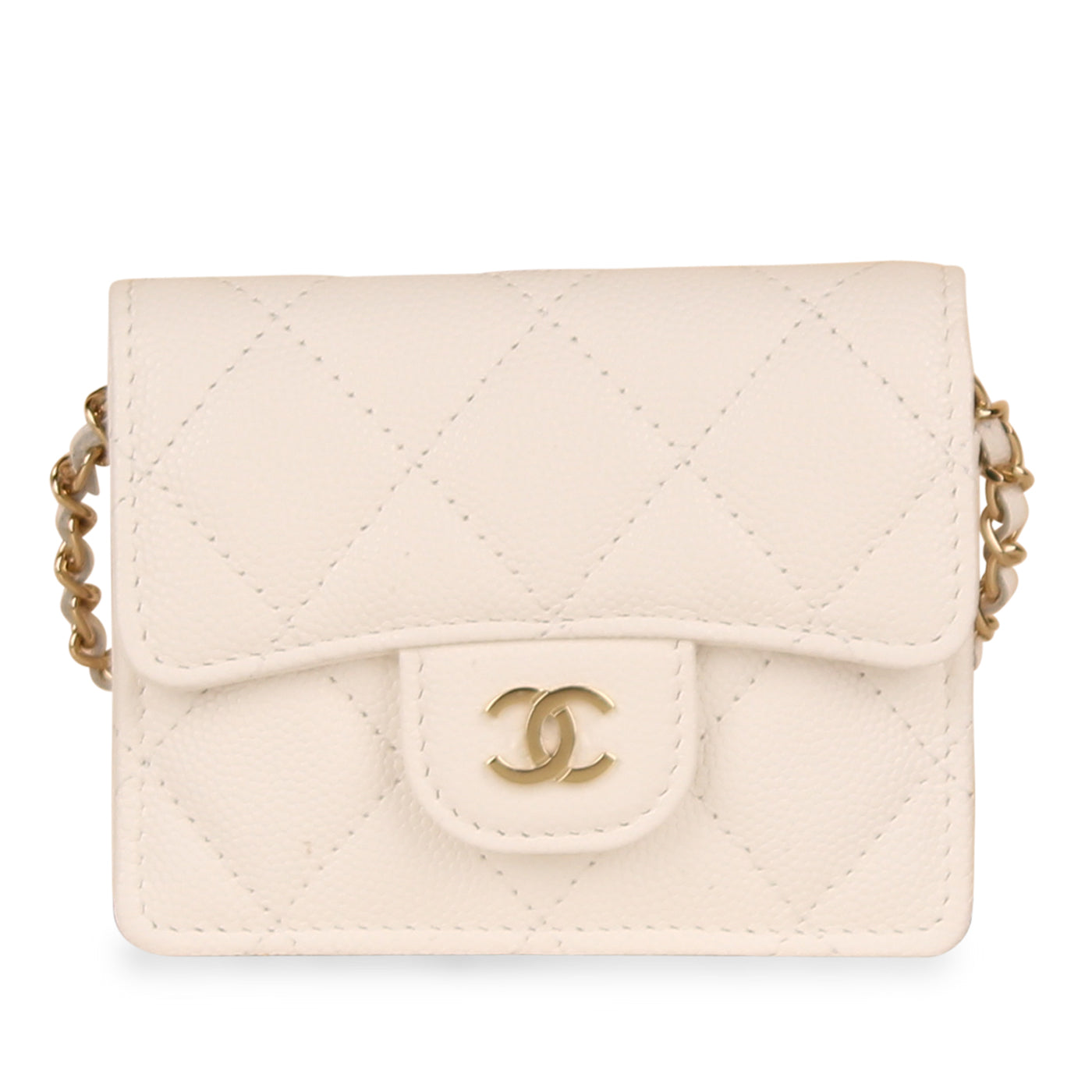 Classic Flap Card Holder with Chain - Shoulder Bags - 11