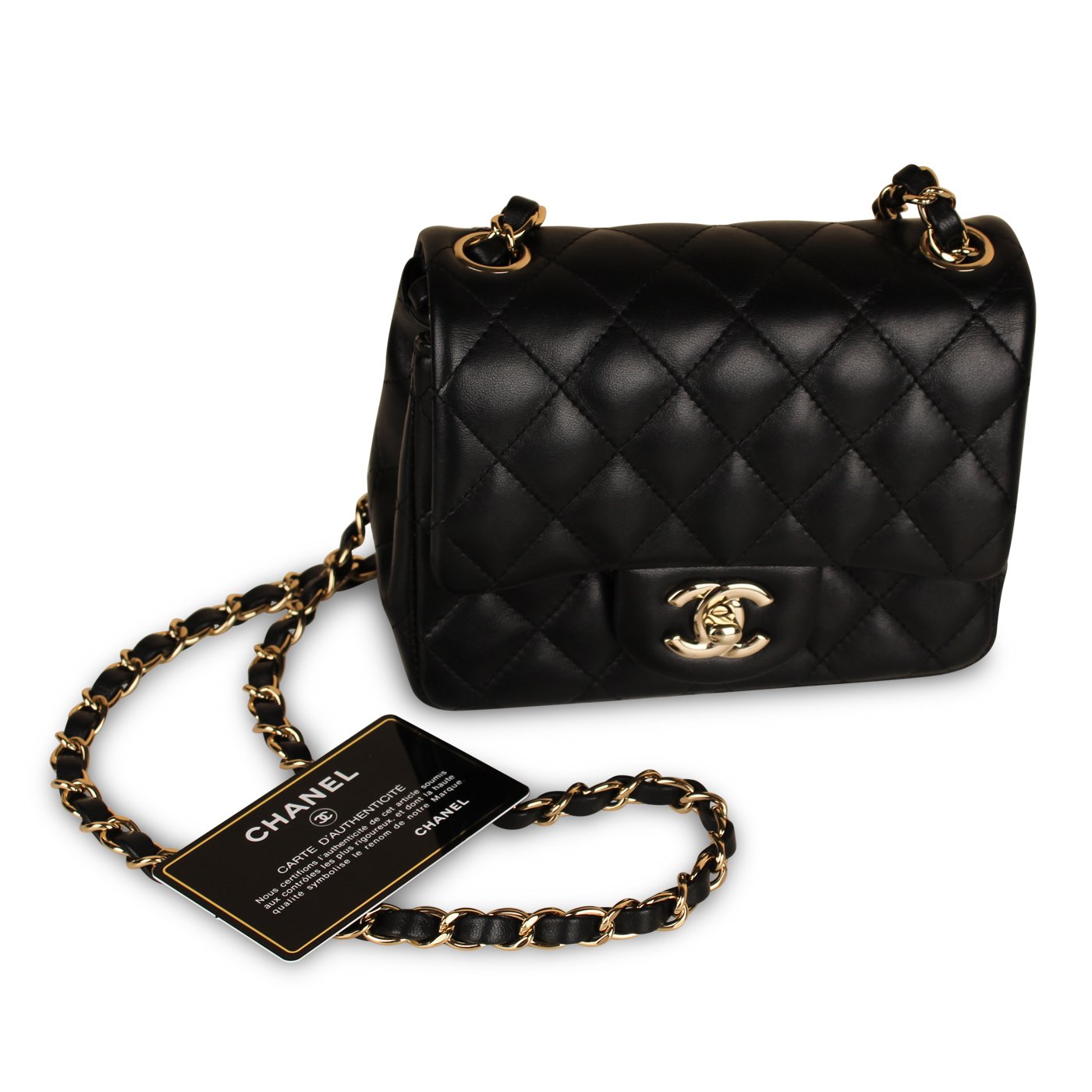 Classic Flap Bag - Mini Square - Shoulder Bags - 10