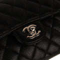 Small Classic Flap - Black Caviar - Shoulder Bags - 4