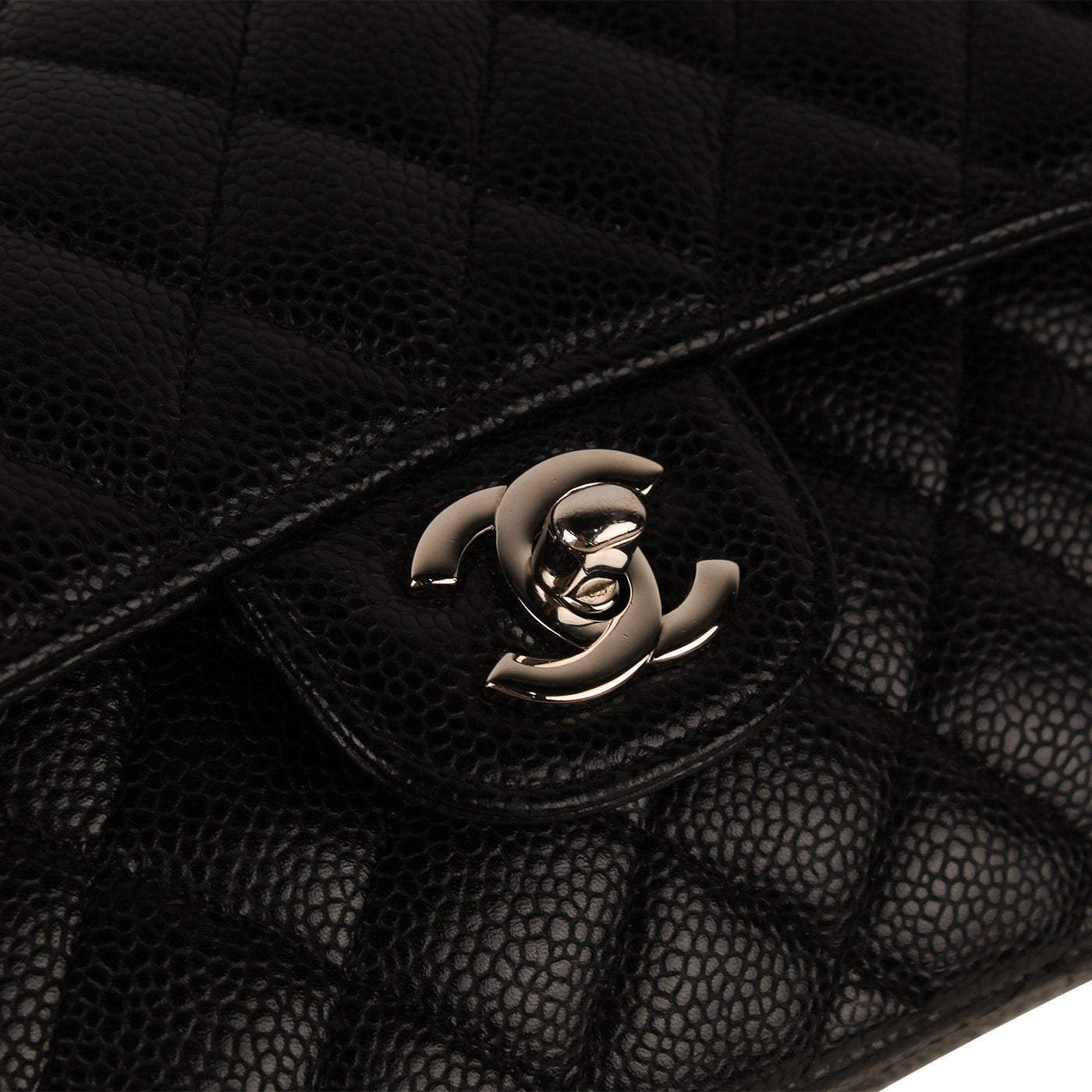 Small Classic Flap - Black Caviar - Shoulder Bags - 4