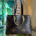 LOUIS VUITTON OnTheGo MM Brown Monogram Reverse Monogram Coated Canvas Tote Bag - Tote - 2