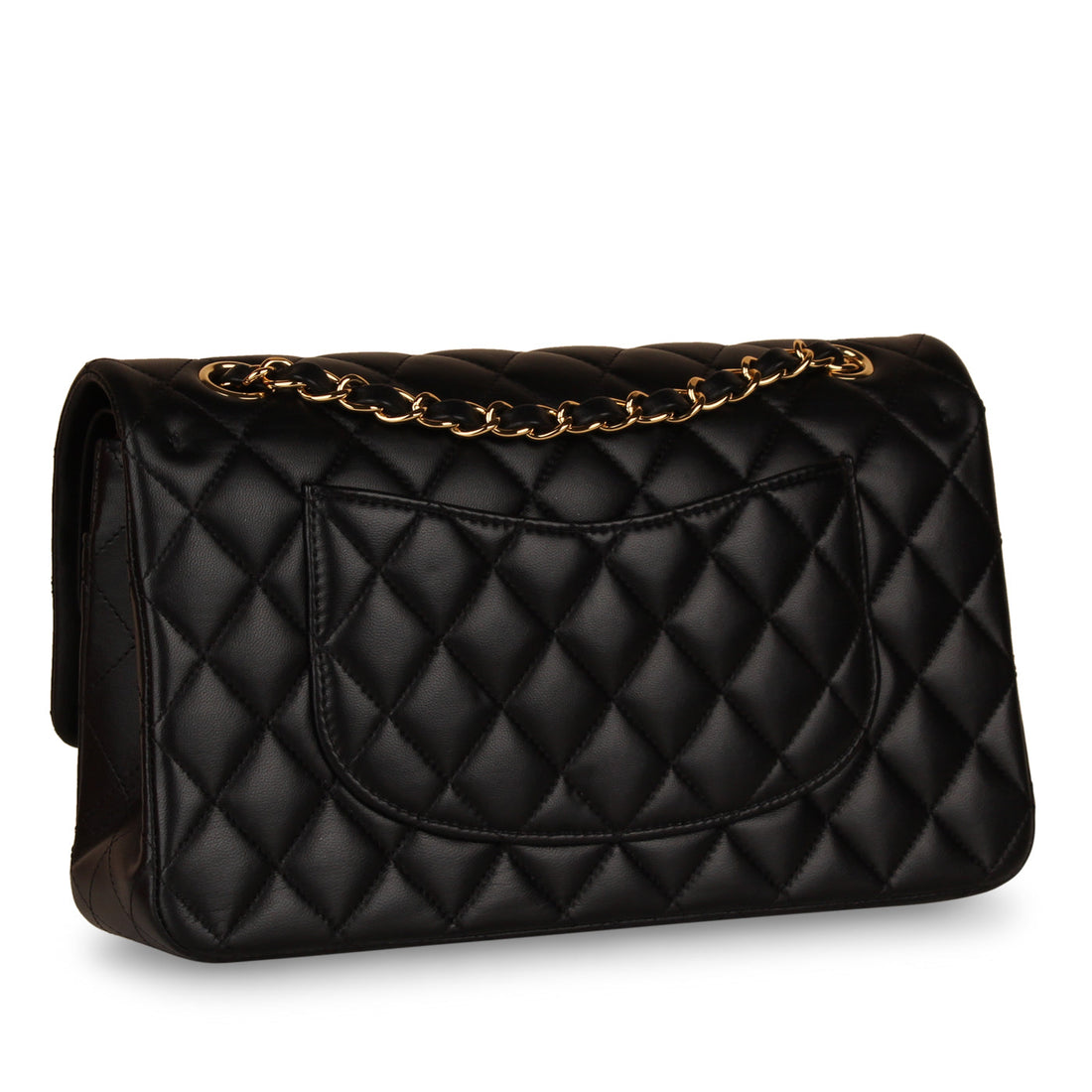 Classic Flap Bag Medium - Black Lambskin - Shoulder Bags