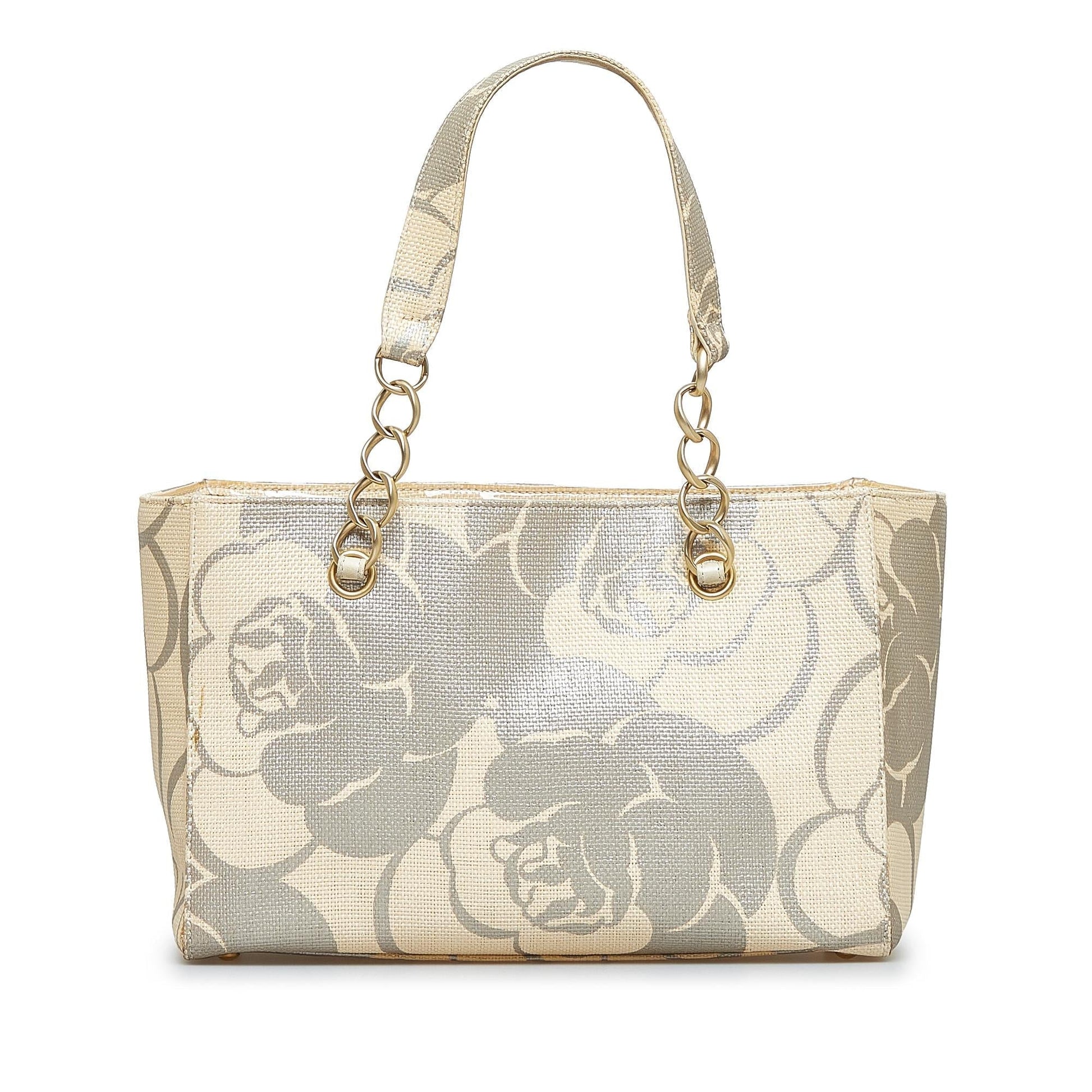 Chanel CC Camelila Rafia Tote Bag (SHG-ej4t2g) - Handbags - 3