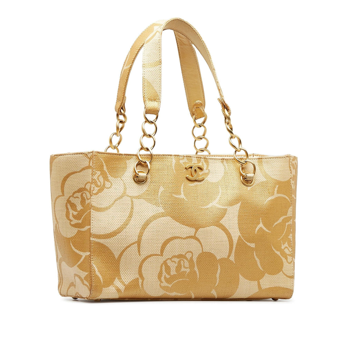 Chanel CC Camelila Rafia Tote Bag (SHG-B4yRL3) - Handbags