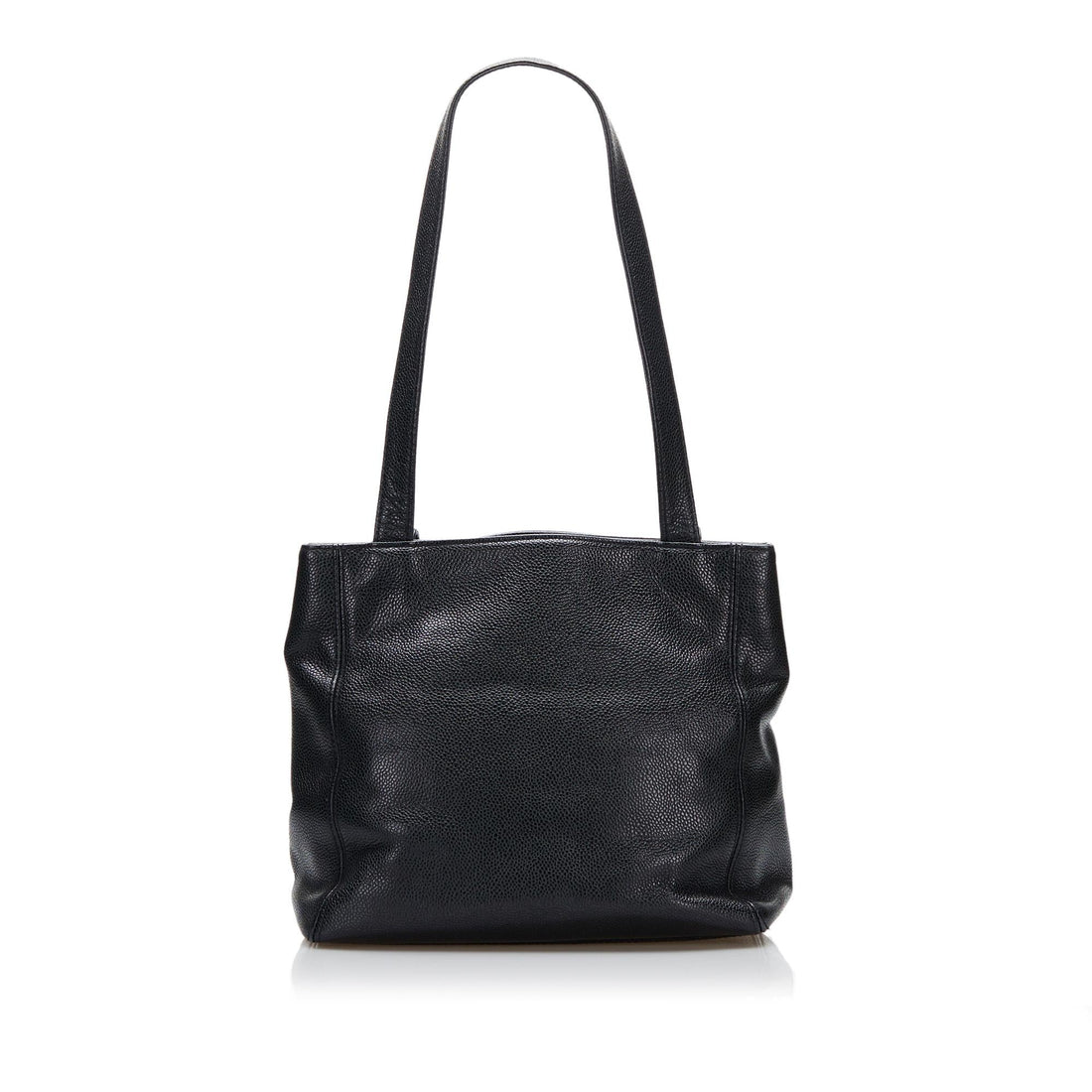 Chanel CC Caviar Leather Tote (SHG-aS3NZ2) - Handbags