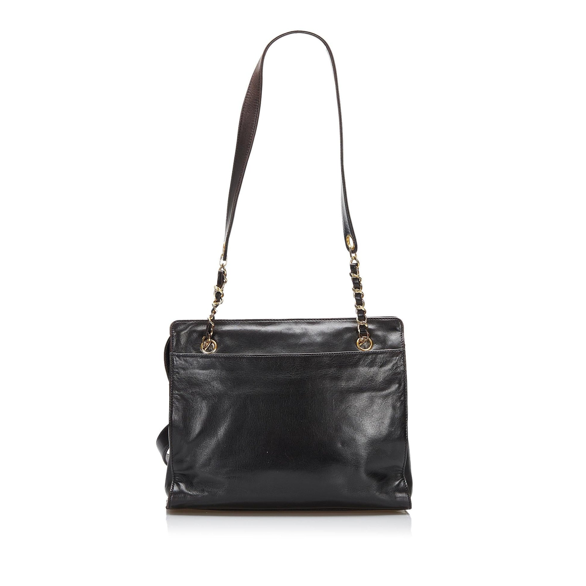 Chanel CC Chain Tote Bag (SHG-fZwfKR) - Handbags - 2