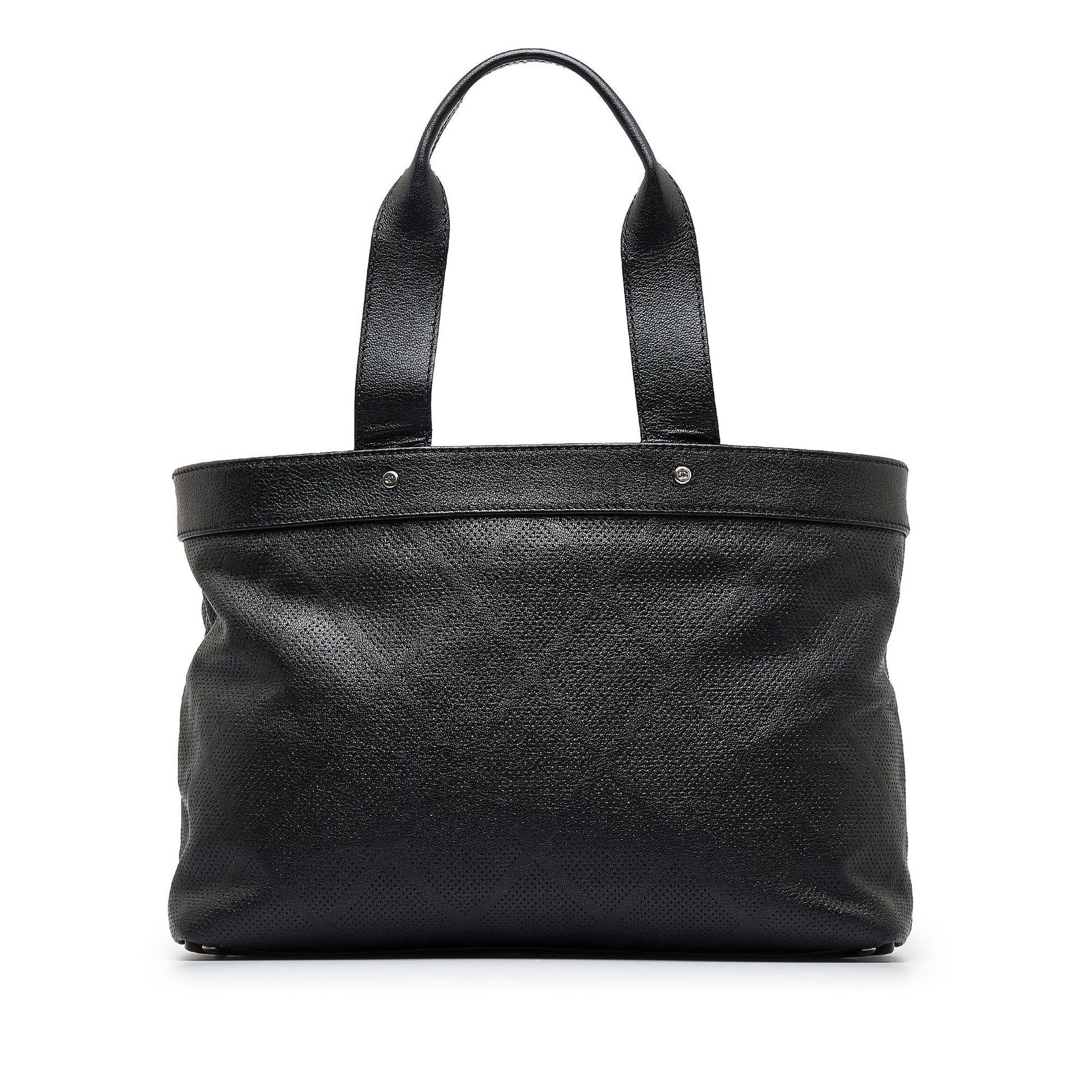 Chanel CC Perforated Tote (SHG-XVBWdn) - Handbags - 3