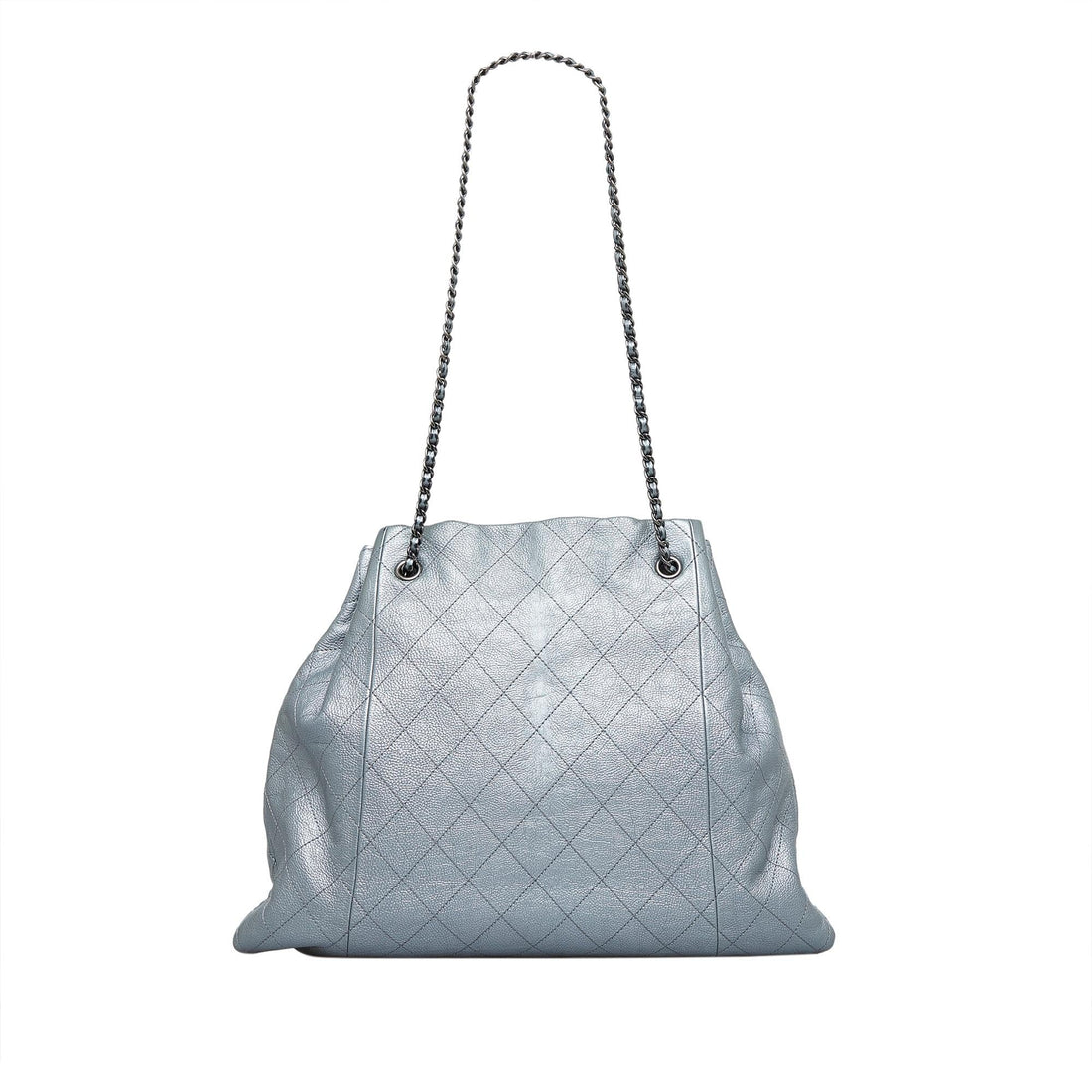 Chanel CC Quilted Drawstring Tote (SHG-VNpdMf) - Handbags