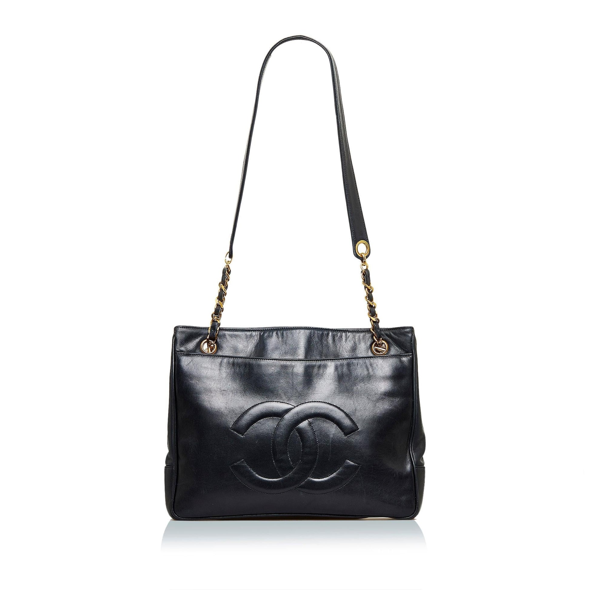 Chanel CC Tote (SHG-xLWxBk) - Handbags - 12