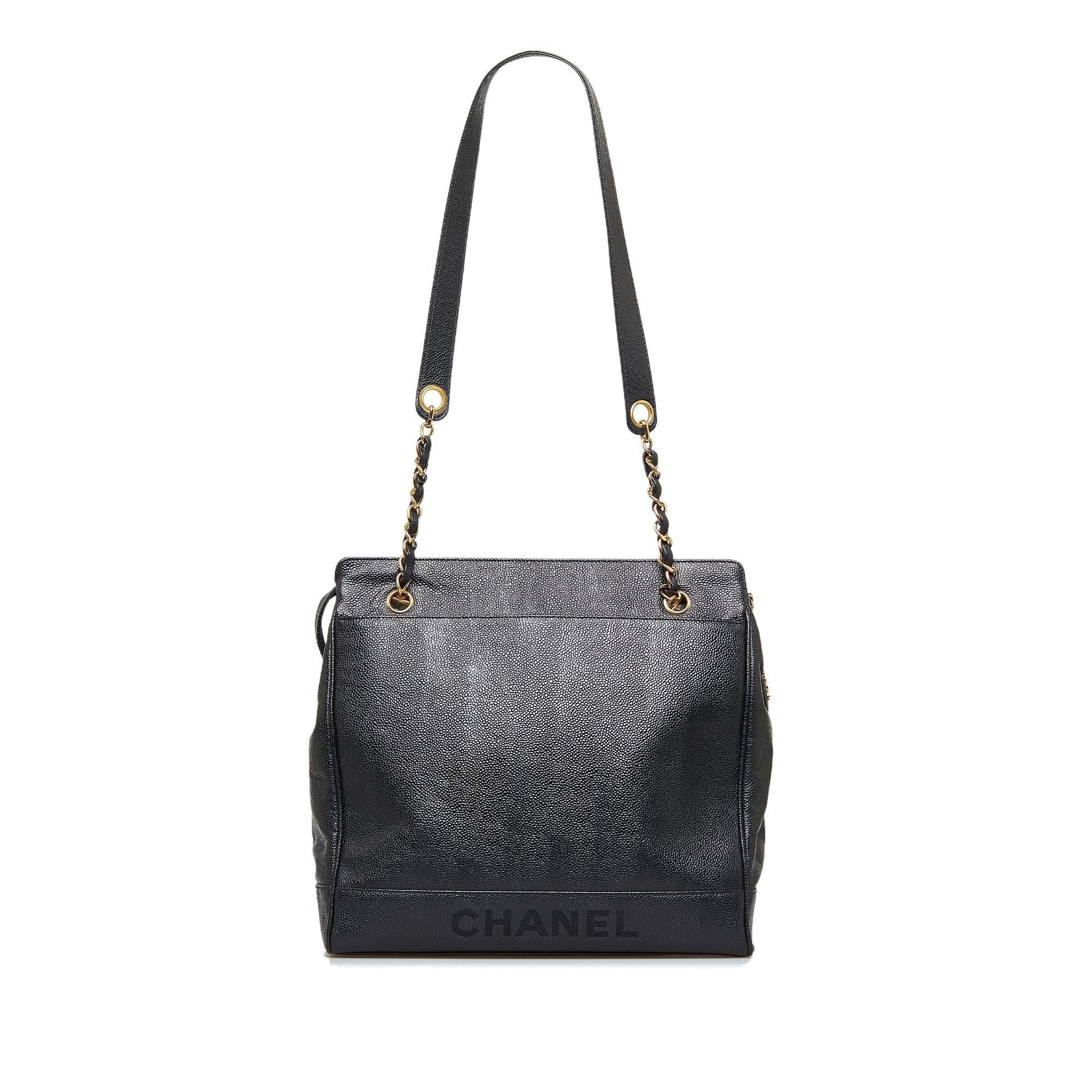 Chanel Caviar Chain Tote (SHG-9VZ3UA) - Handbags - 3