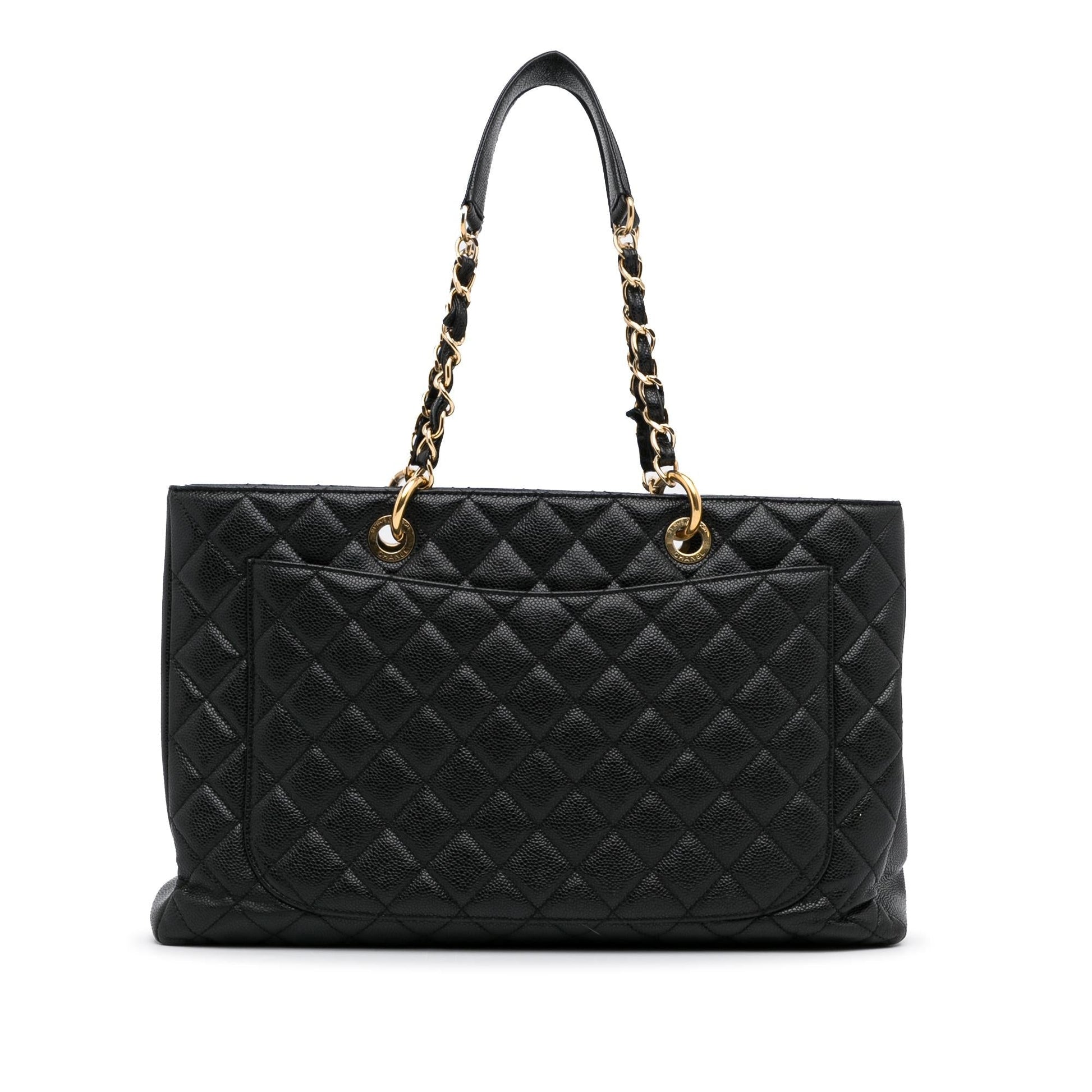 Chanel Caviar Grand Shopping Tote (SHG-w9qb9T) - Handbags - 4