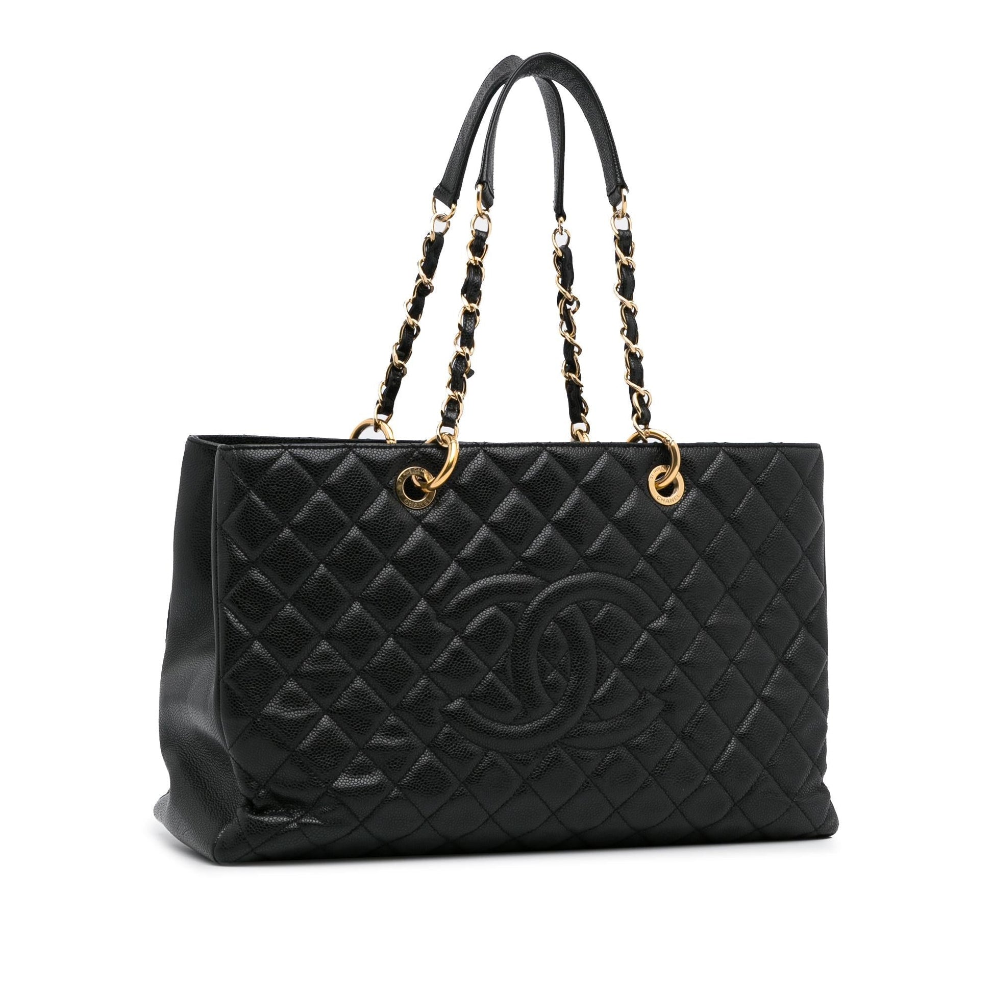 Chanel Caviar Grand Shopping Tote (SHG-w9qb9T) - Handbags - 2