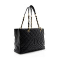 Chanel Caviar Leather Grand Shopping Tote (SHF-21146) - Handbags - 2