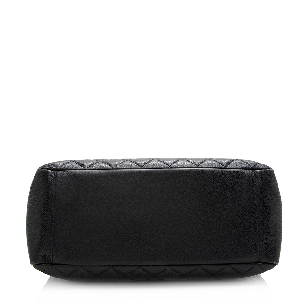 Chanel Caviar Leather Grand Shopping Tote (SHF-21543) - Handbags - 4
