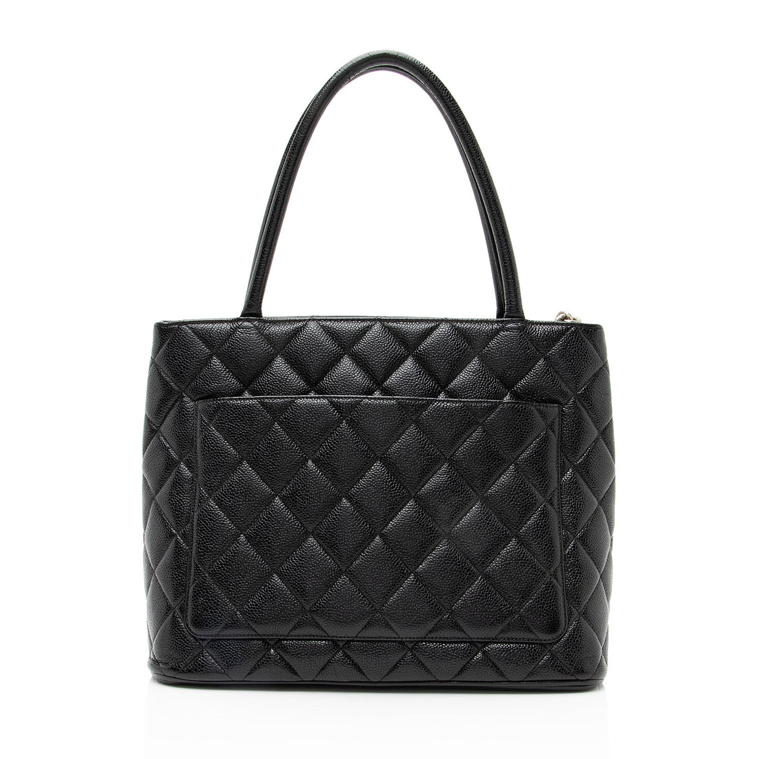 Chanel Caviar Leather Medallion Tote (SHF-23126) - Handbags