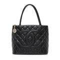 Chanel Caviar Leather Medallion Tote (SHF-23126) - Handbags - 15