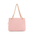Chanel Caviar Leather Petite Timeless Tote (SHF-20301) - Handbags