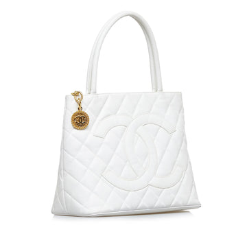 Chanel Caviar Medallion Tote (SHG-lGCrVT) - Handbags
