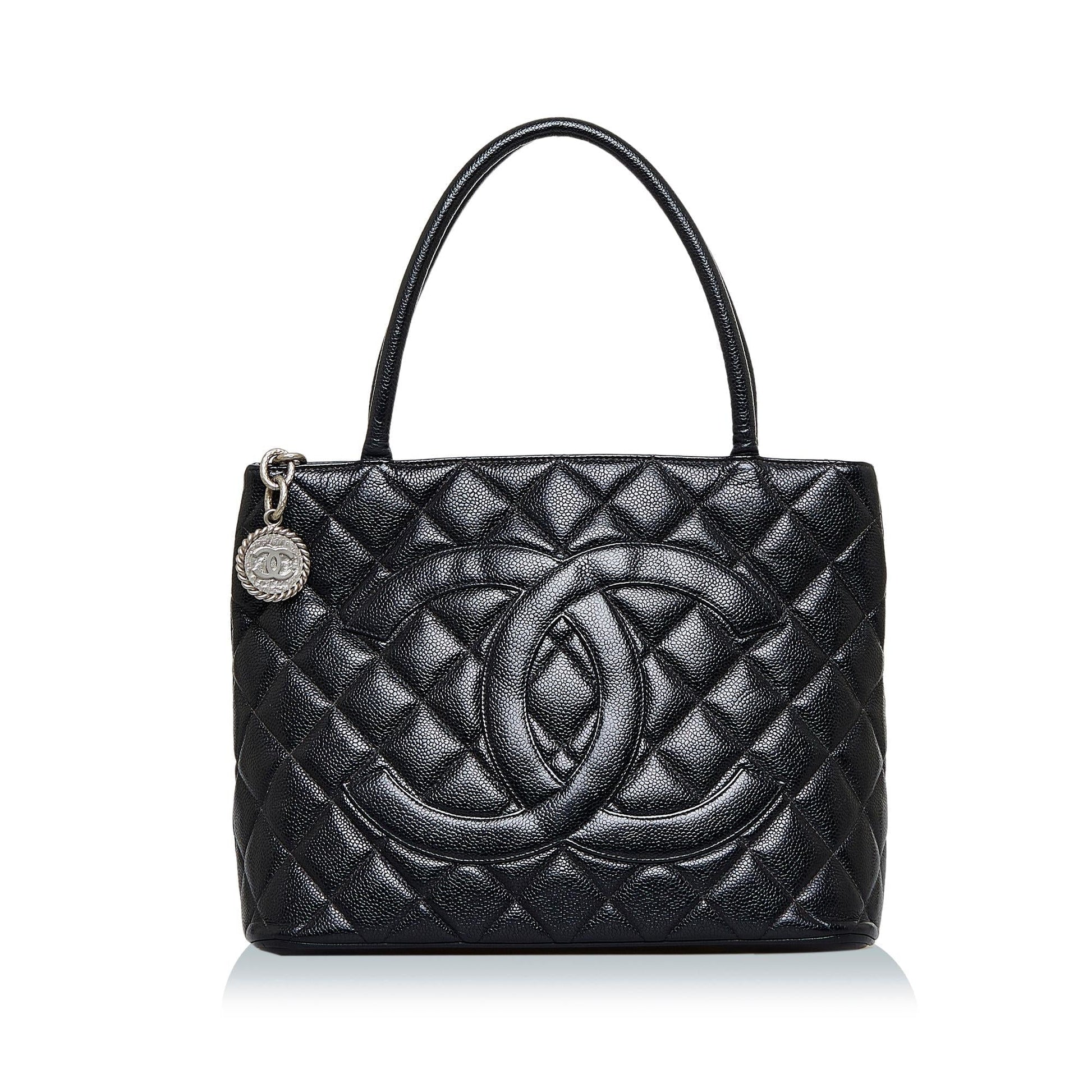 Chanel Caviar Medallion Tote (SHG-CyxjCt) - Handbags - 9