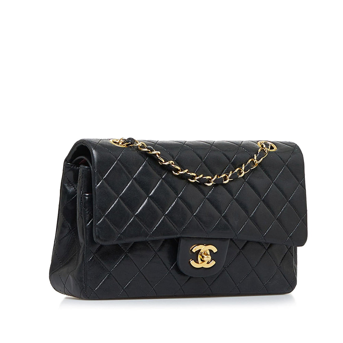 Chanel Classic Medium Lambskin Double Flap Bag (SHG-bU8cQt) - Handbags