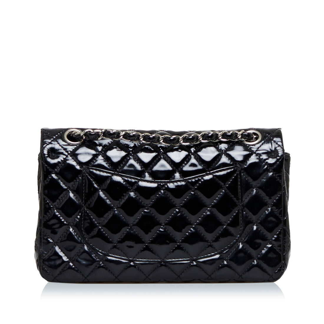 Chanel Classic Patent Double Flap (SHG-jxY7eP) - Handbags