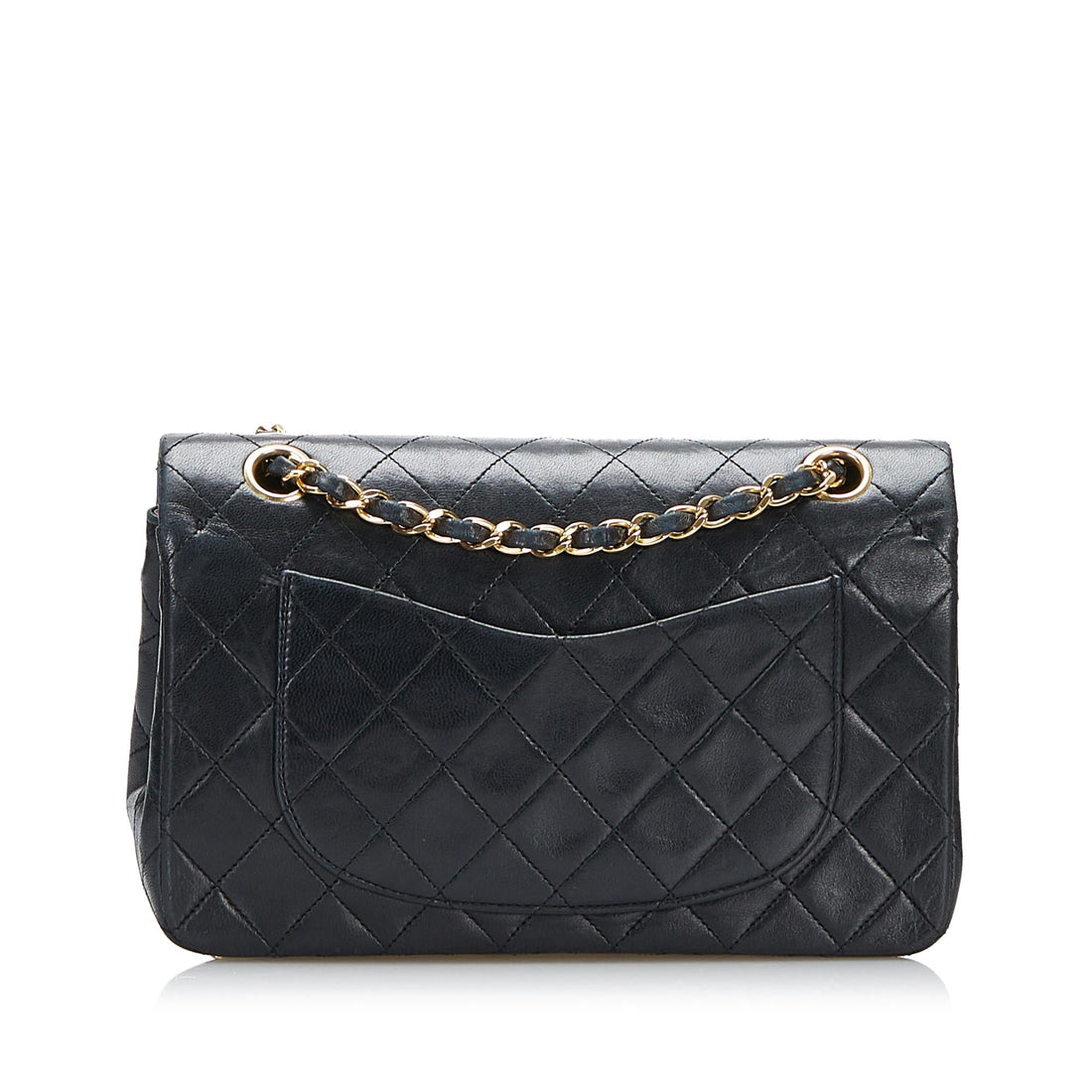 Chanel Classic Small Lambskin Double Flap (SHG-oElNPm) - Handbags